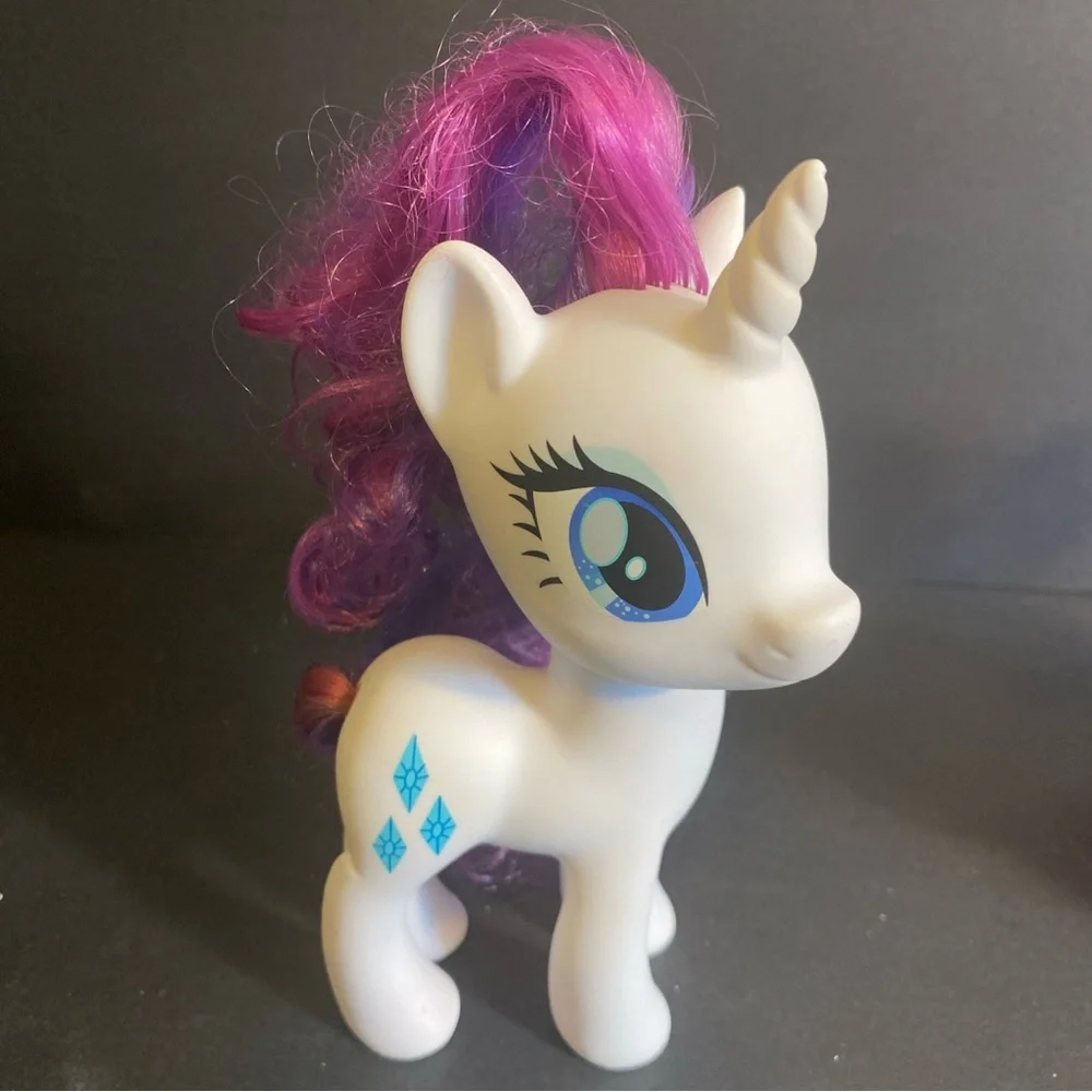 2016 My‎ Little Pony Rarity Purple Unicorn Brushable Hair 6” Toy Hasbro 4th Gen